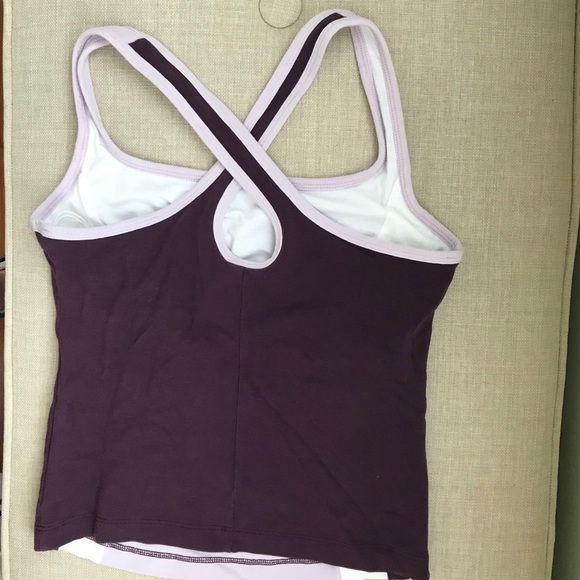 SOLD EUC Nike Cotton Criss-cross Back Top - Picture 3 of 3
